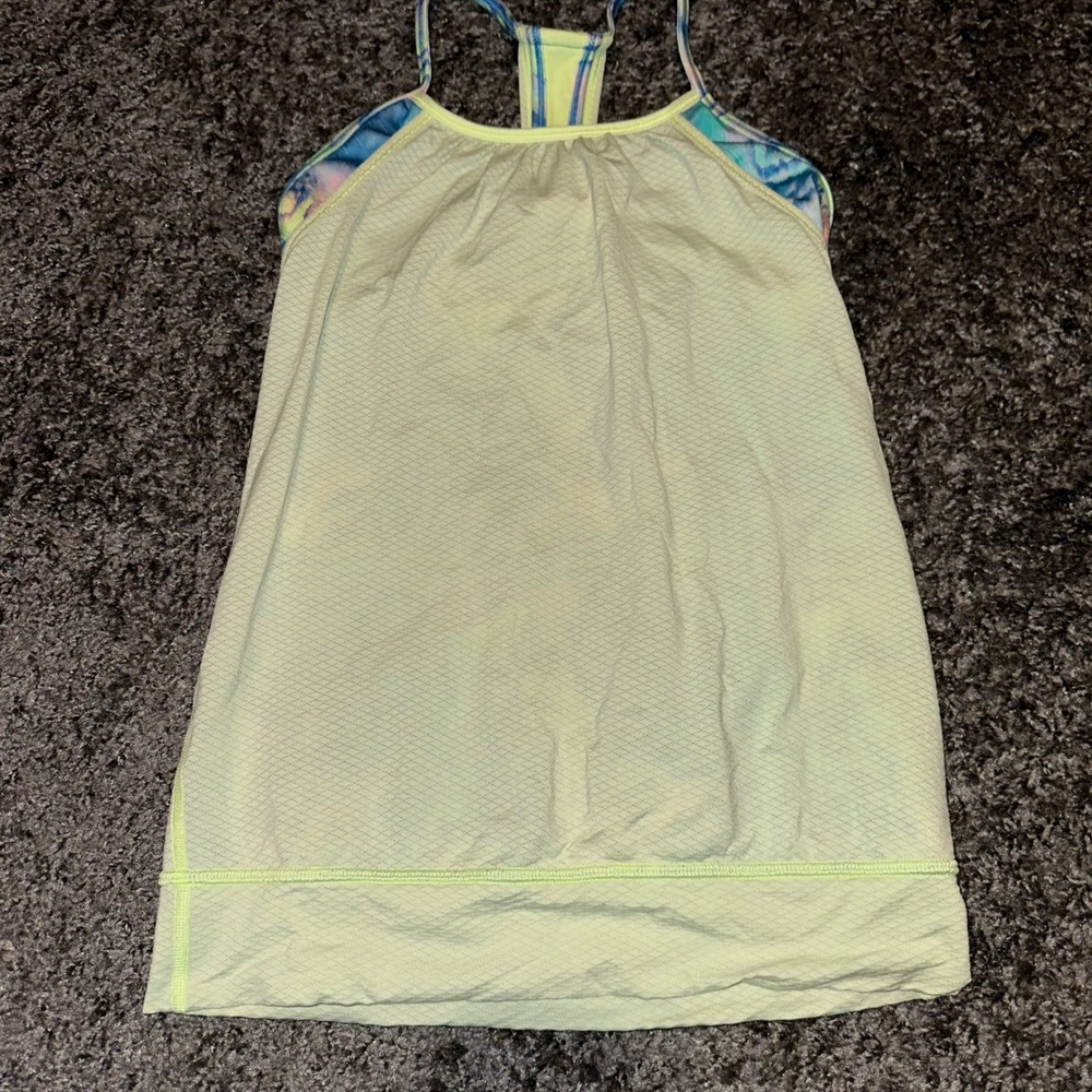 Ivivva by Lululemon double layer Tank Top Athletic Activewear Top Size 12‎